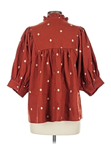 Entro 3/4 Sleeve Blouse (view 2)