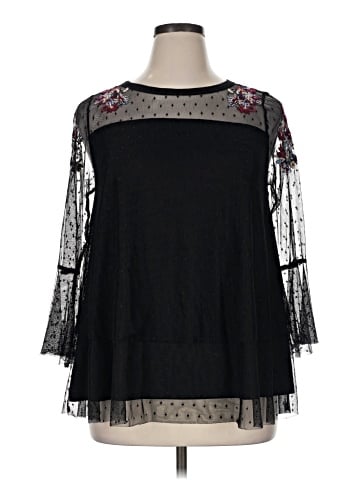 Lane Bryant 3/4 Sleeve Blouse (view 1)