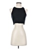 Zara 100% Polyester Black Sleeveless Top Size S - photo 1