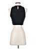 Zara 100% Polyester Black Sleeveless Top Size S - photo 2