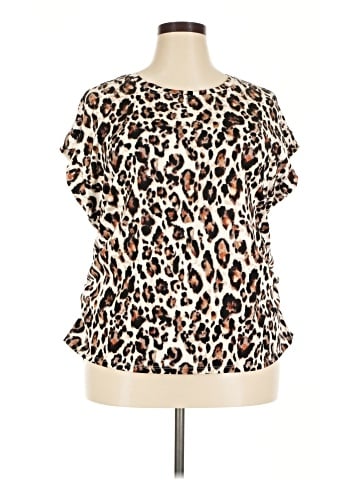 RACHEL Rachel Roy Short Sleeve Blouse (view 1)