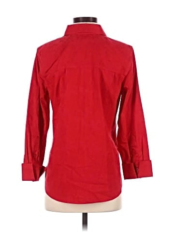 Chico's 3/4 Sleeve Button-Down Shirt (view 2)