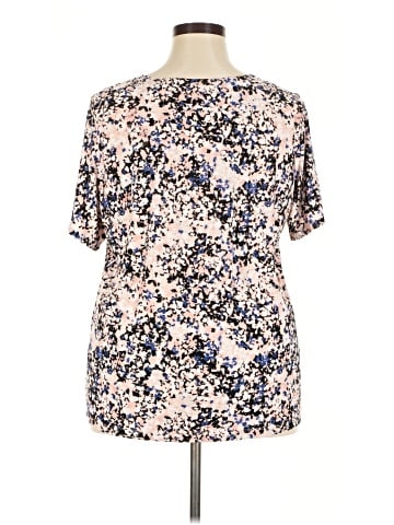 JM Collection Short Sleeve Blouse (view 2)