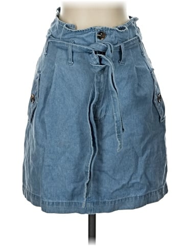 Who What Wear Denim Skirt (view 1)