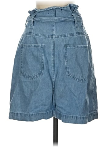 Who What Wear Denim Skirt (view 2)