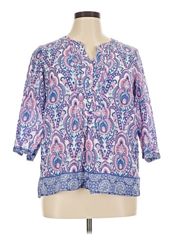 Talbots 3/4 Sleeve Blouse (view 1)