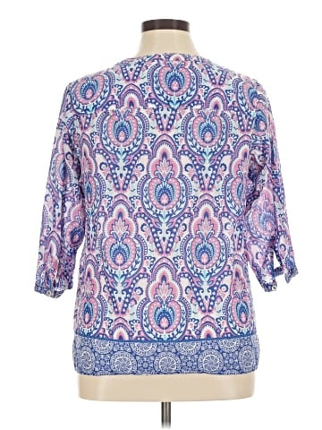 Talbots 3/4 Sleeve Blouse (view 2)