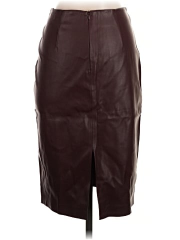 MNG Faux Leather Skirt (view 2)