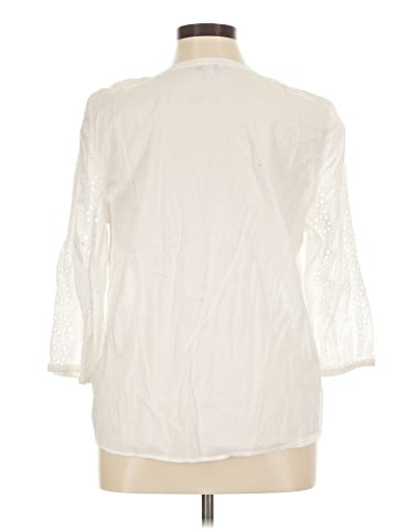 Croft & Barrow 3/4 Sleeve Blouse (view 2)