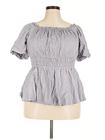 Torrid Short Sleeve Blouse (view 1)