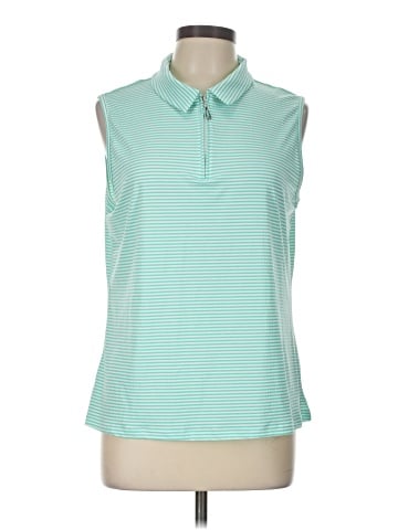 Emerald 18 Sleeveless Polo (view 1)