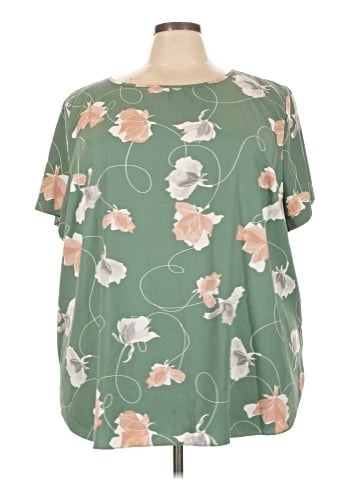 Ava & Viv Short Sleeve Blouse (view 1)