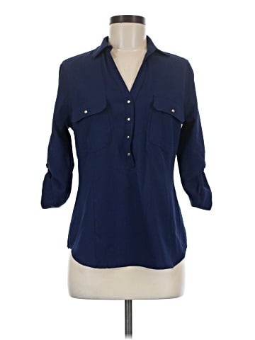 Skies Are Blue 3/4 Sleeve Blouse (view 1)