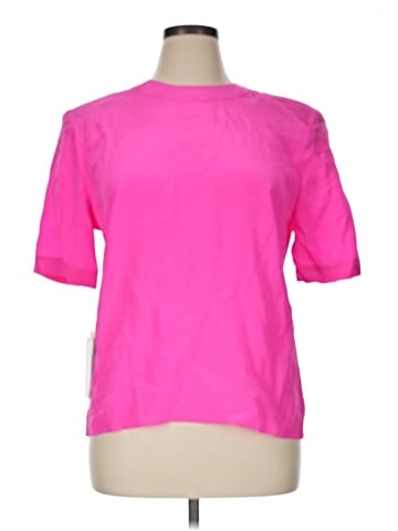 Carlisle Short Sleeve Silk Top (view 1)