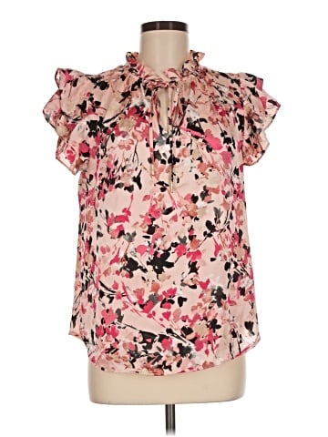 Anne Klein Short Sleeve Blouse (view 1)