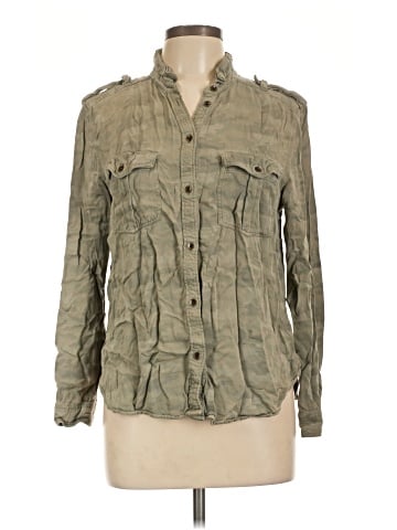 American Eagle Outfitters Long Sleeve Blouse (view 1)
