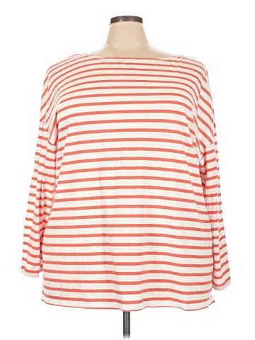 Lane Bryant 3/4 Sleeve T-Shirt (view 1)