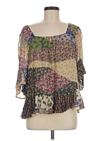 Floreat 3/4 Sleeve Blouse (view 1)