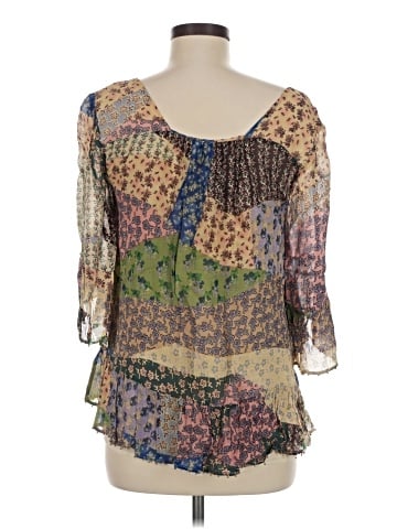 Floreat 3/4 Sleeve Blouse (view 2)