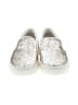 Tory Burch 100% Leather Silver Sneakers Size 7 1/2 - photo 2