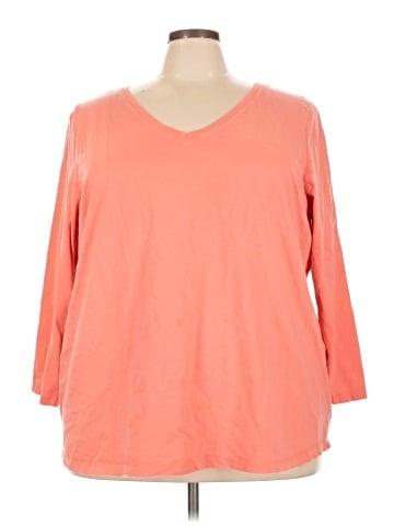 Woman Within 3/4 Sleeve T-Shirt (view 1)