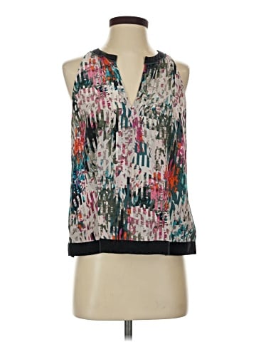 Elizabeth and James Sleeveless Silk Top (view 1)