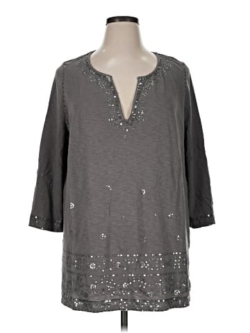 Soft Surroundings 3/4 Sleeve Blouse (view 1)