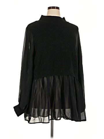 ELOQUII Turtleneck Sweater (view 1)