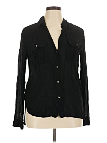 James Perse Long Sleeve Blouse (view 1)