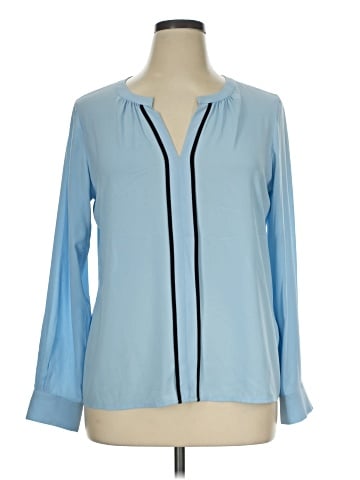 Calvin Klein Long Sleeve Blouse (view 1)