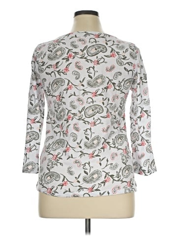 Ann Taylor LOFT Outlet 3/4 Sleeve T-Shirt (view 2)