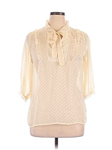 Eyeshadow 3/4 Sleeve Blouse (view 1)