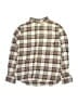 Vans Plaid Tan Long Sleeve Button-Down Shirt Size S (kids) - photo 1
