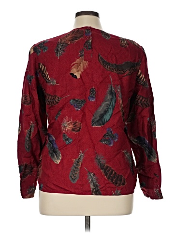 Carlisle Long Sleeve Silk Top (view 2)