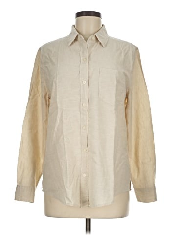 Gap Long Sleeve Button-Down Shirt (view 1)