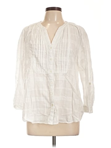 JM Collection 3/4 Sleeve Blouse (view 1)
