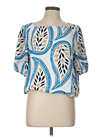 Ann Taylor Short Sleeve Blouse (view 1)