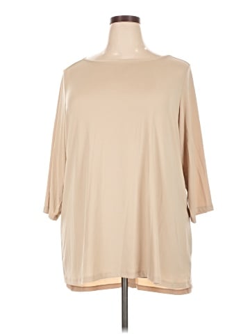 Susan Graver 3/4 Sleeve Blouse (view 1)