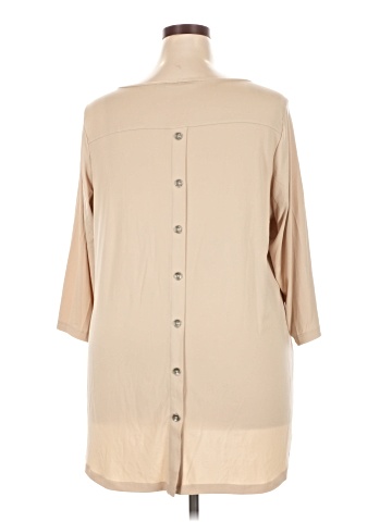 Susan Graver 3/4 Sleeve Blouse (view 2)