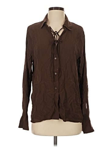 Ann Taylor LOFT Long Sleeve Button-Down Shirt (view 1)