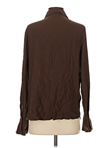 Ann Taylor LOFT Long Sleeve Button-Down Shirt (view 2)