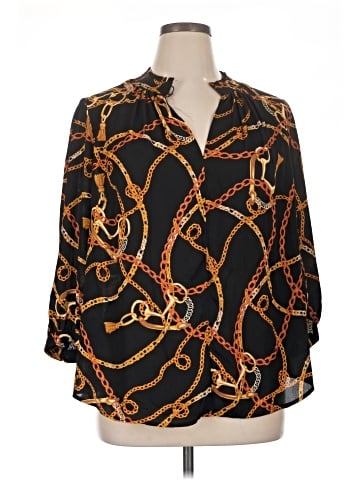Worthington 3/4 Sleeve Blouse (view 1)