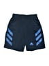 Adidas 100% Polyester Solid Blue Athletic Shorts Size 5 - photo 1