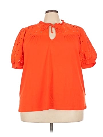 Chelsea & Theodore Short Sleeve Blouse (view 1)