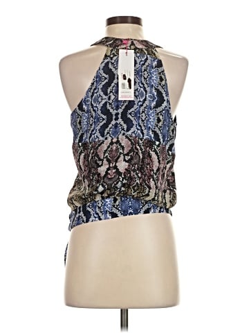 Parker Sleeveless Silk Top (view 2)