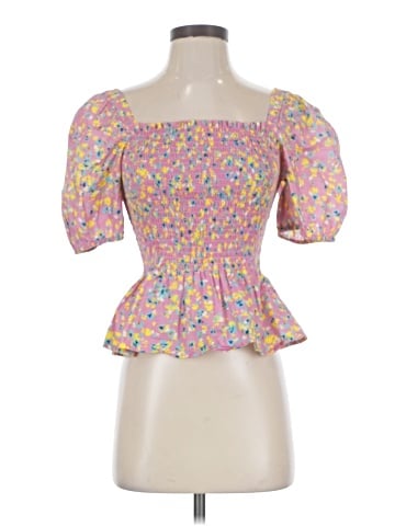 French Connection Short Sleeve Blouse (view 1)
