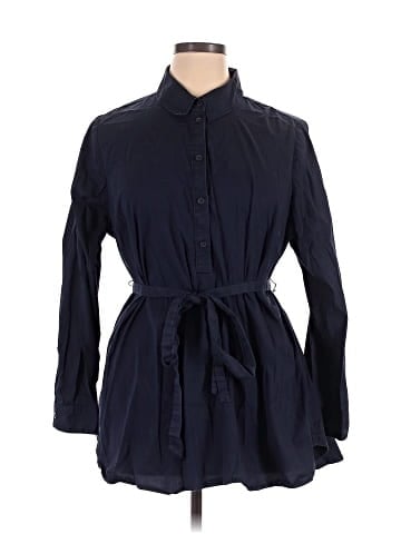 Lane Bryant Long Sleeve Button-Down Shirt (view 1)