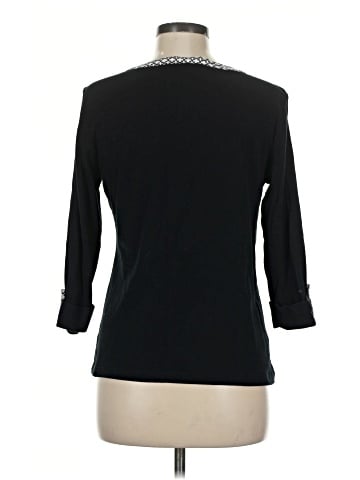 Karen Scott 3/4 Sleeve Top (view 2)