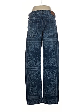 Madewell The Dean Easy Straight Jean in Bandana (view 2)