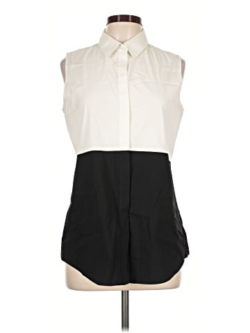 Theory Sleeveless Button-Down Shirt (view 1)